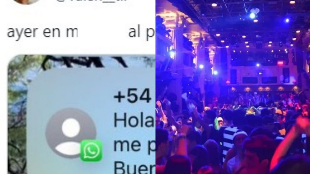 Al otro día de haber salido de "joda", la chica recibió un mensaje que la descolocó y decidió compartilo con sus seguidores en las redes sociales (Imagen captura Twitter/Ilustrativa).