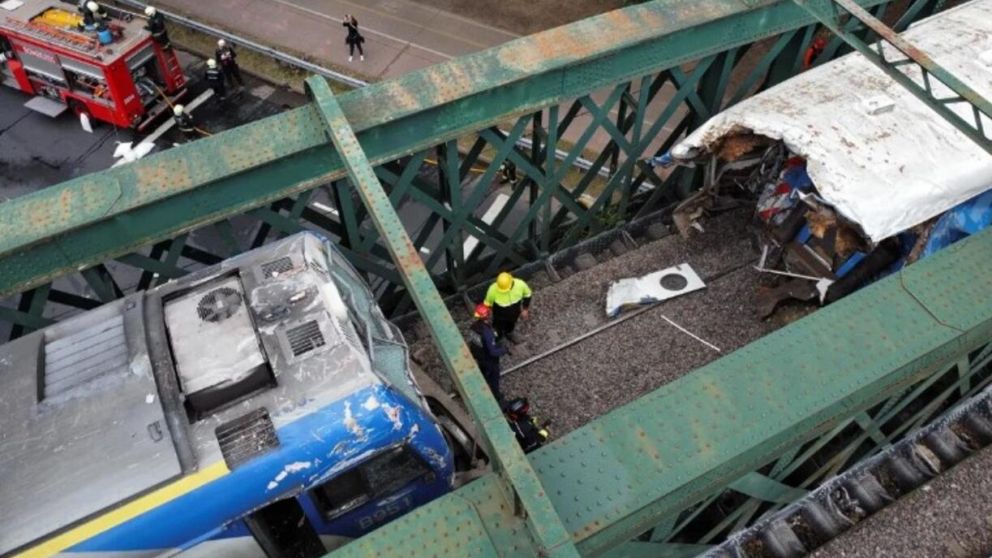 El impactante accidente en las vías del San Martín ocurrió el pasado viernes (Archivo).