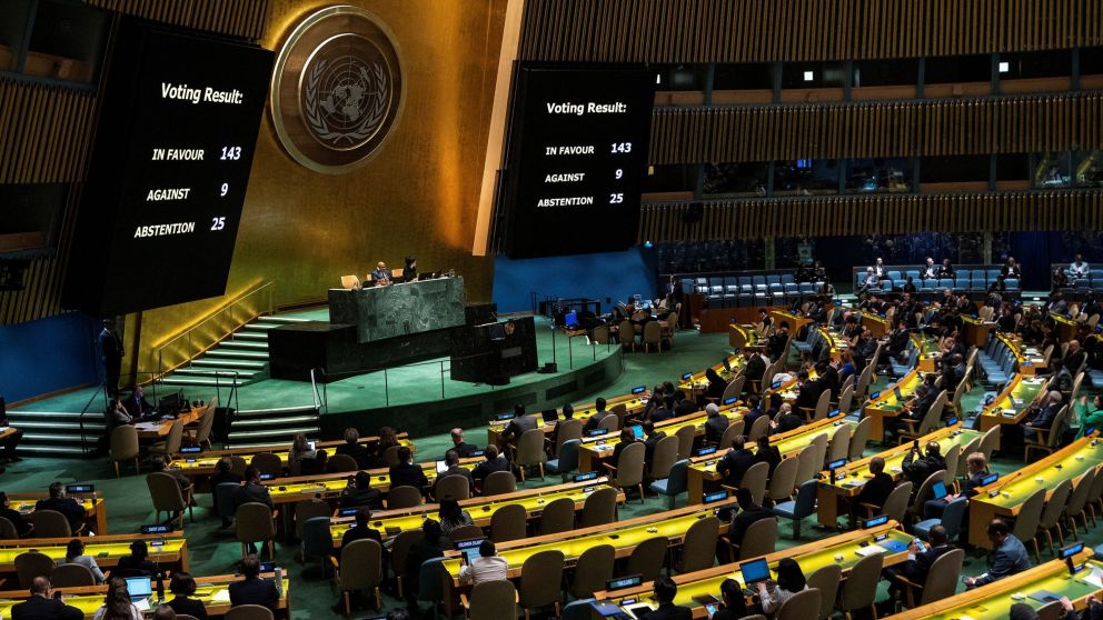 El país hizo un giro diplomático en la asamblea general de la ONU.