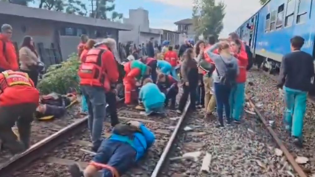 Descarril� una formaci�n del Tren Mitre en Palermo.