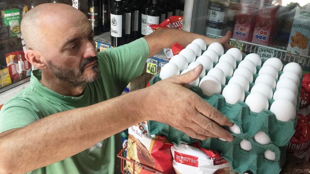 Los huevos subieron 20% en la primera semana de diciembre (Carlos Ventura/Crónica/Archivo).