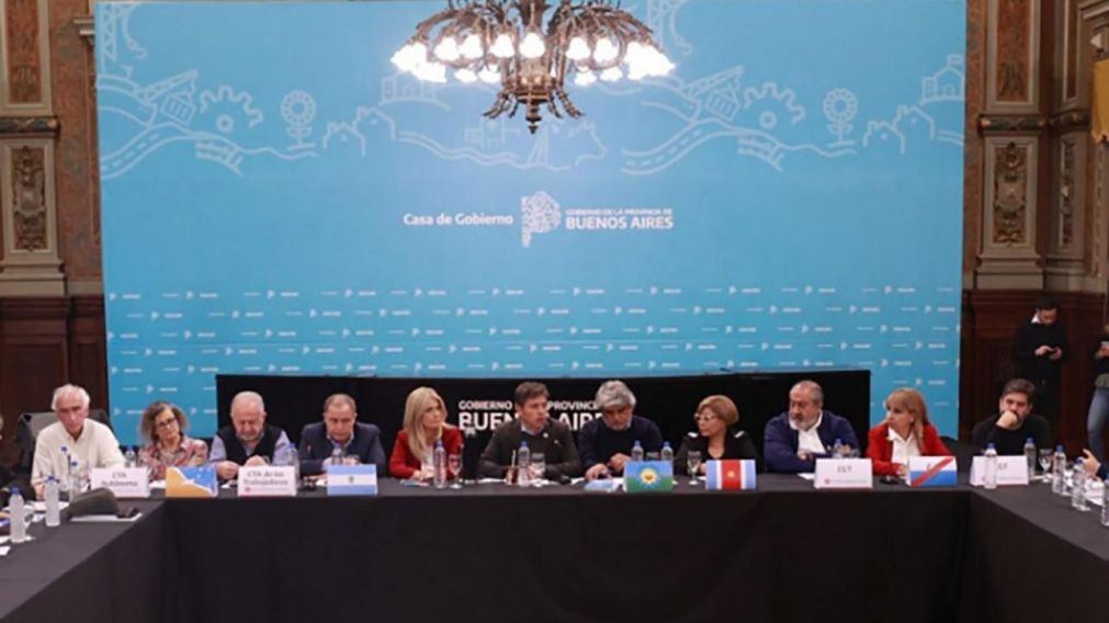 Encuentro Federal por el Trabajo: Axel Kicillof y gremialistas unieron fuerzas antes del paro general