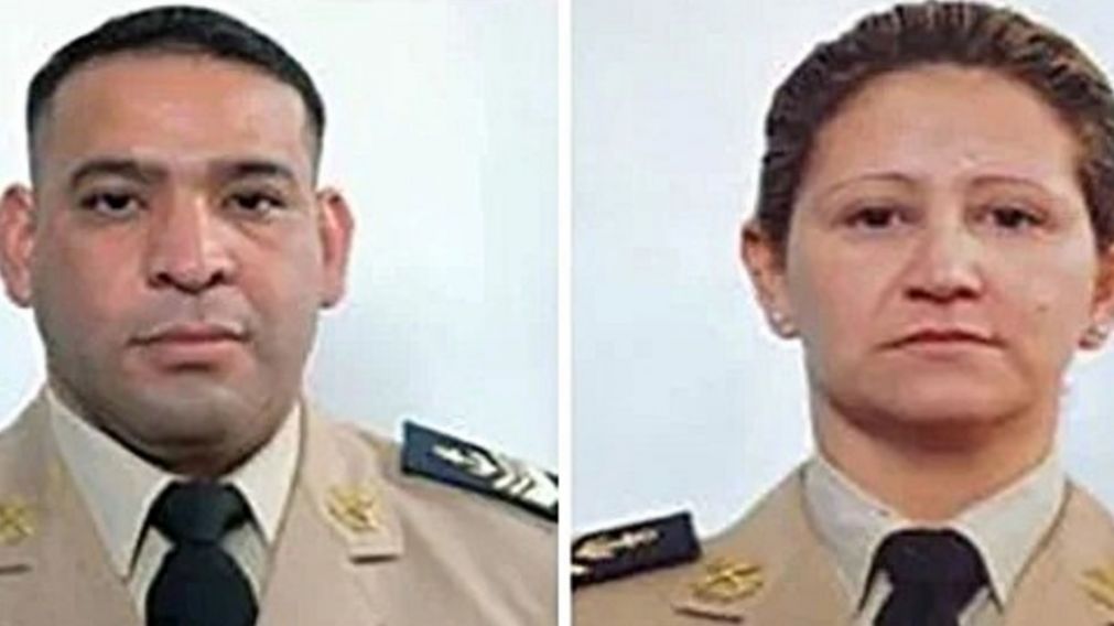 El femicida, Rafael Horacio Díaz, de 31 años, y la víctima Sandra Natalia Almirón, de 34.