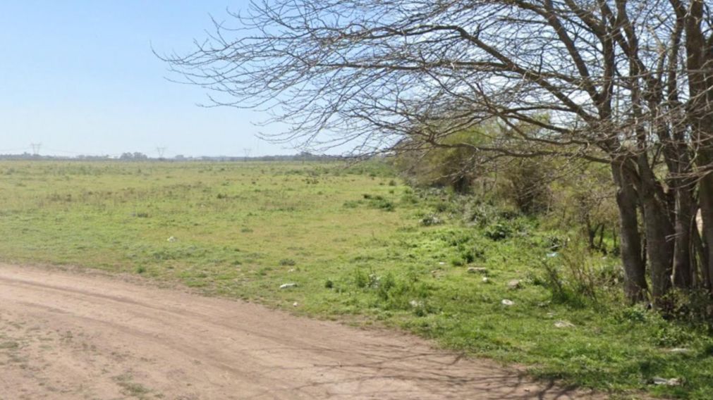 Acá, en esta zona descampada, aparecieron las víctimas.