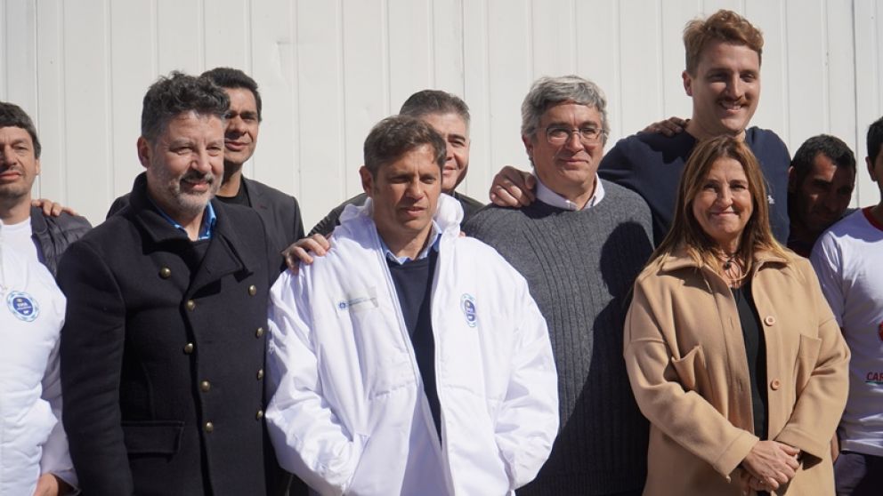 Kicillof y Men�ndez inauguraron un frigor�fico en Merlo.