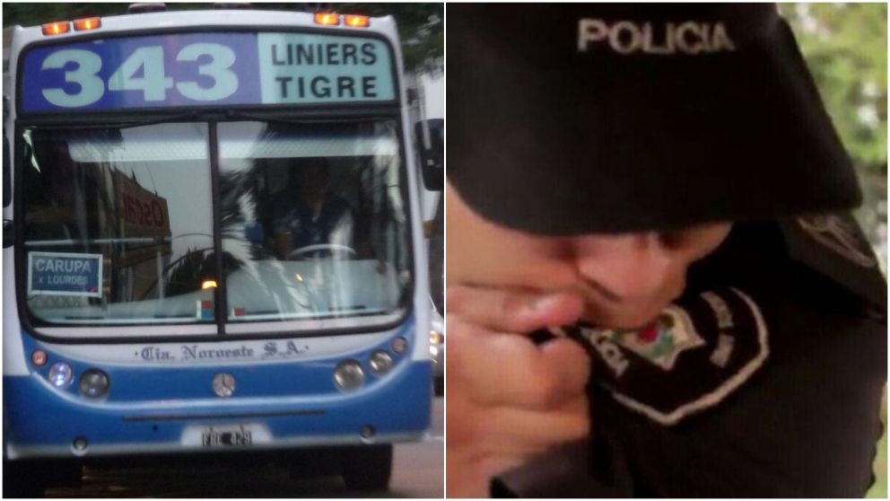 Un colectivero fue tendencia en las redes sociales por una llamativa acción.