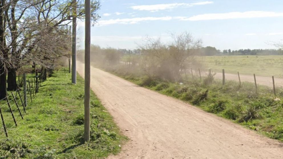 Acá, en esta zona, fue localizado el cadáver de la muchacha.