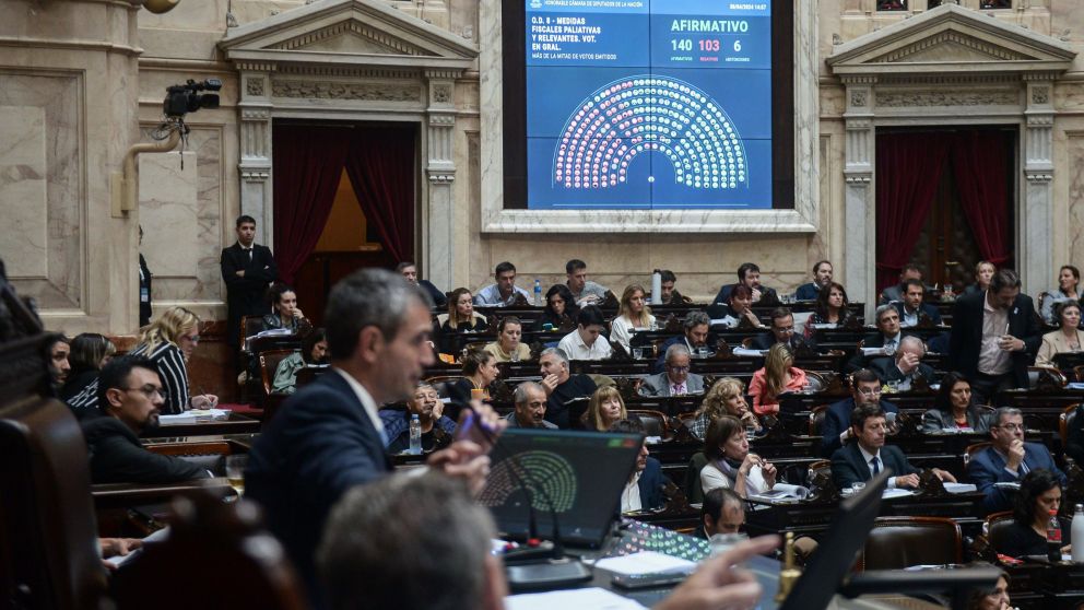 La reforma fiscal obtuvo media sanción en Diputados.