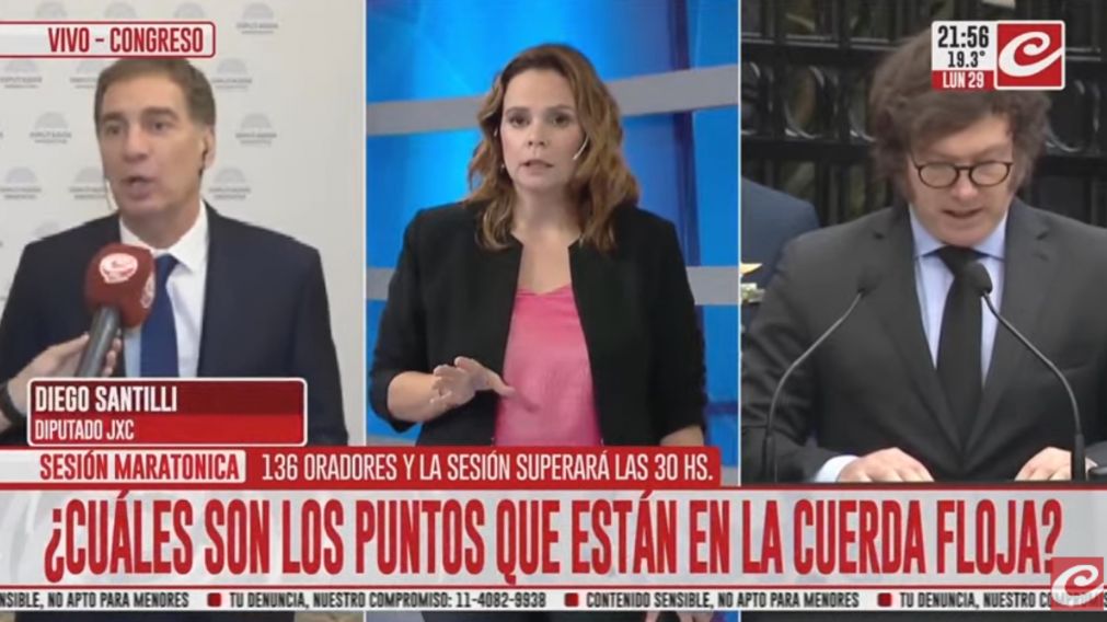 Para Santilli, el proyecto oficialista beneficiaria a los argentinos.