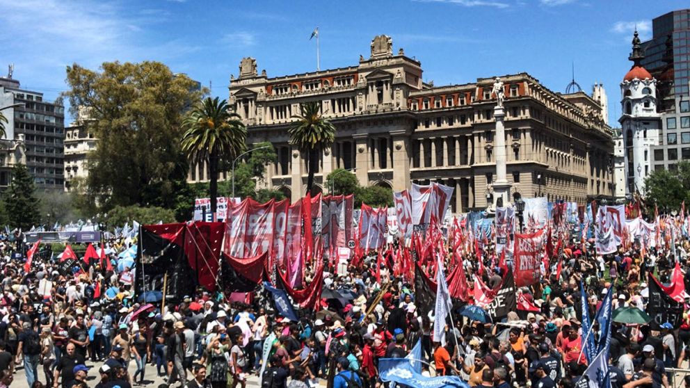 En enero, la CGT había marchado a Tribunales.