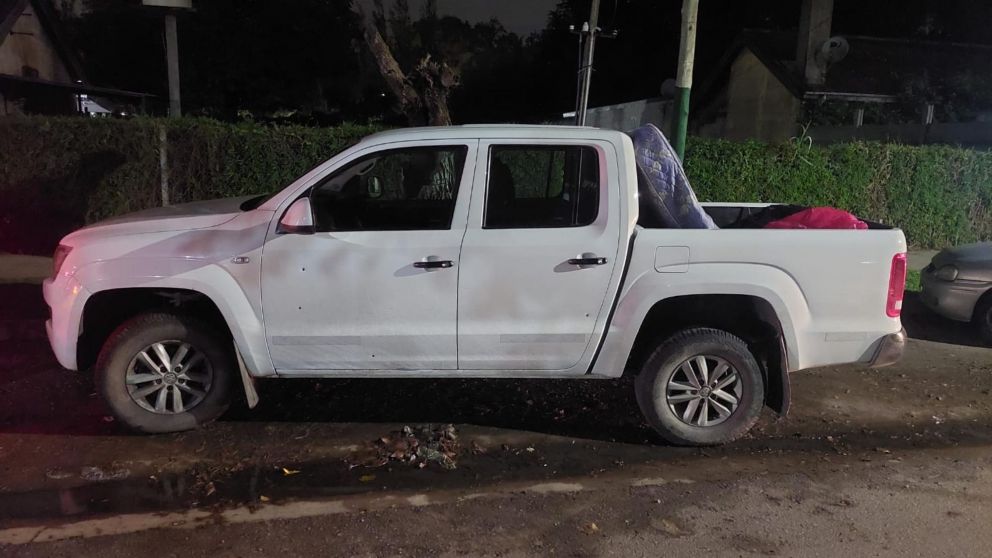 Este es el vehículo que había sido sustraído por los malvivientes.