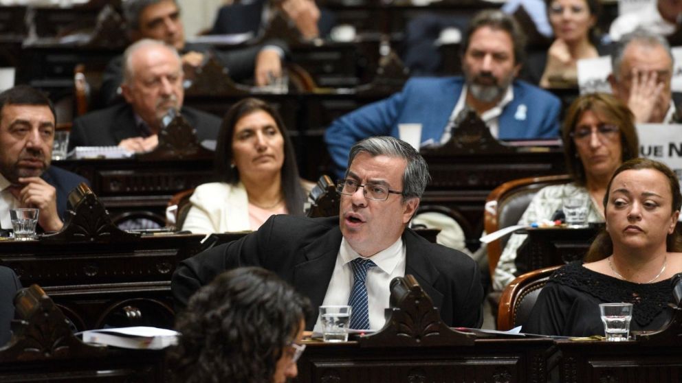 Germán Martínez, jefe del bloque de Unión por la Patria en Diputados.