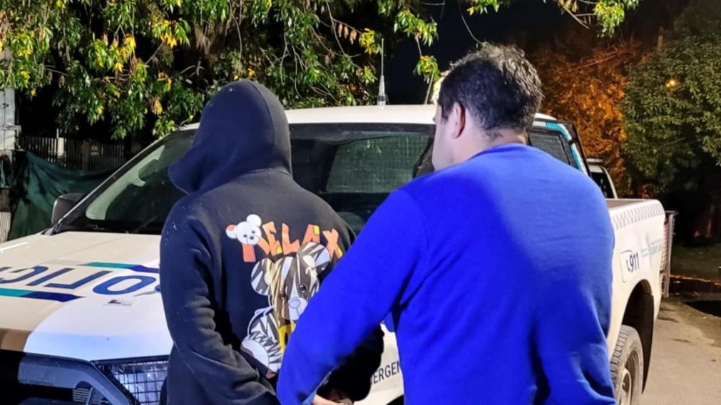 Este es el malviviente que fue capturado por los efectivos policiales.