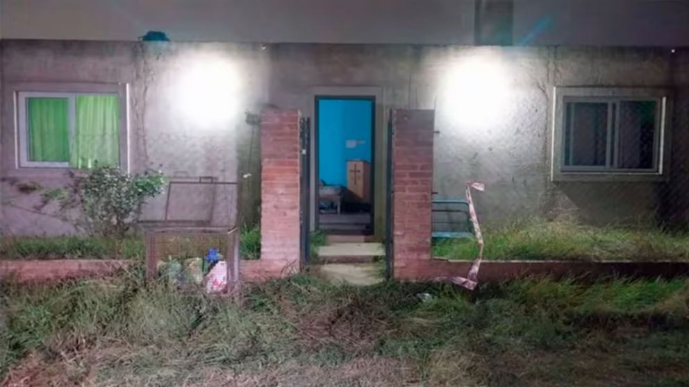 La casa donde fueron halladas las víctimas.