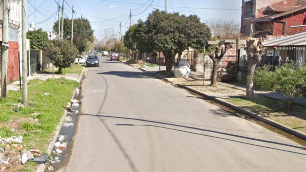 Acá, en este vecindario, se produjo el fatal intento de asalto callejero.