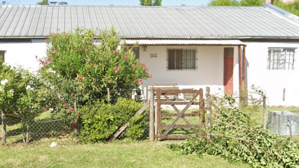 Ambos cadáveres fueron encontrados en esta vivienda.