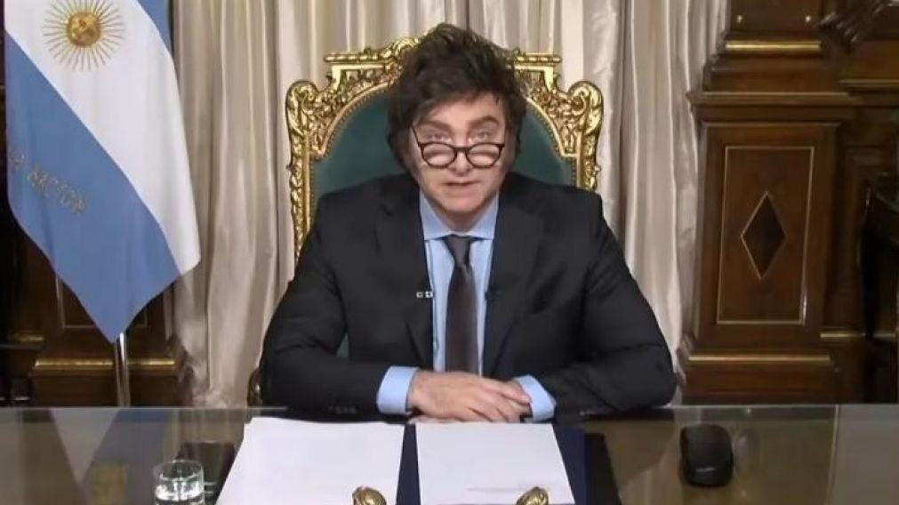 El mensaje de Milei será emitido a las 21 por cadena nacional.