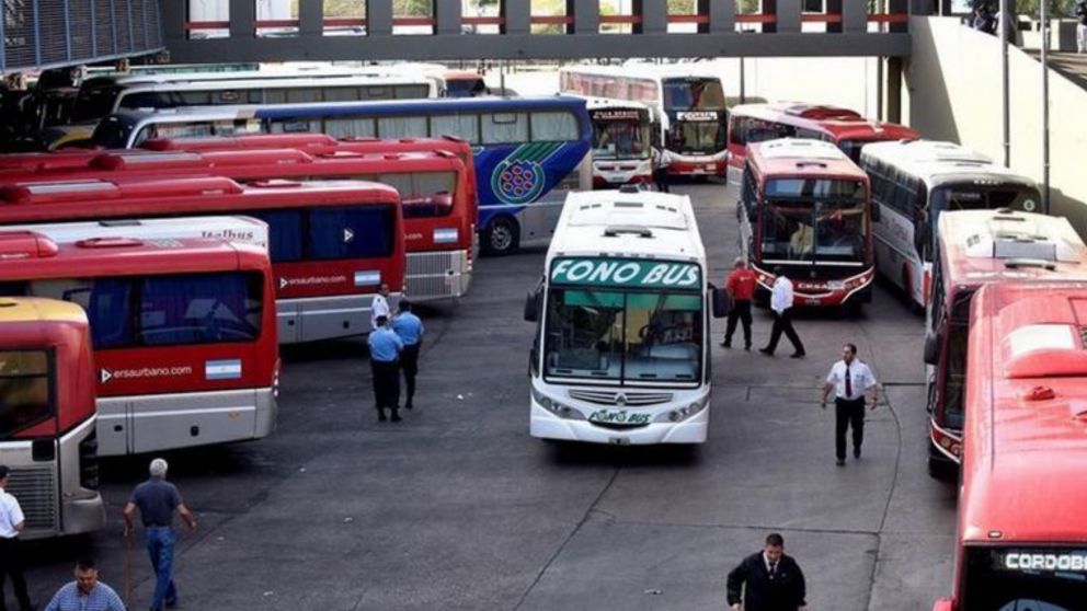 Paro de colectivos en Córdoba.