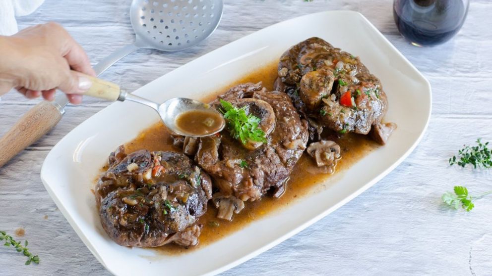 Receta de osobuco al horno en 4 pasos: una opción barata y riquísima.