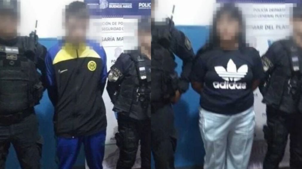 Los capturaron adentro de un vehículo robado en el año 2023.