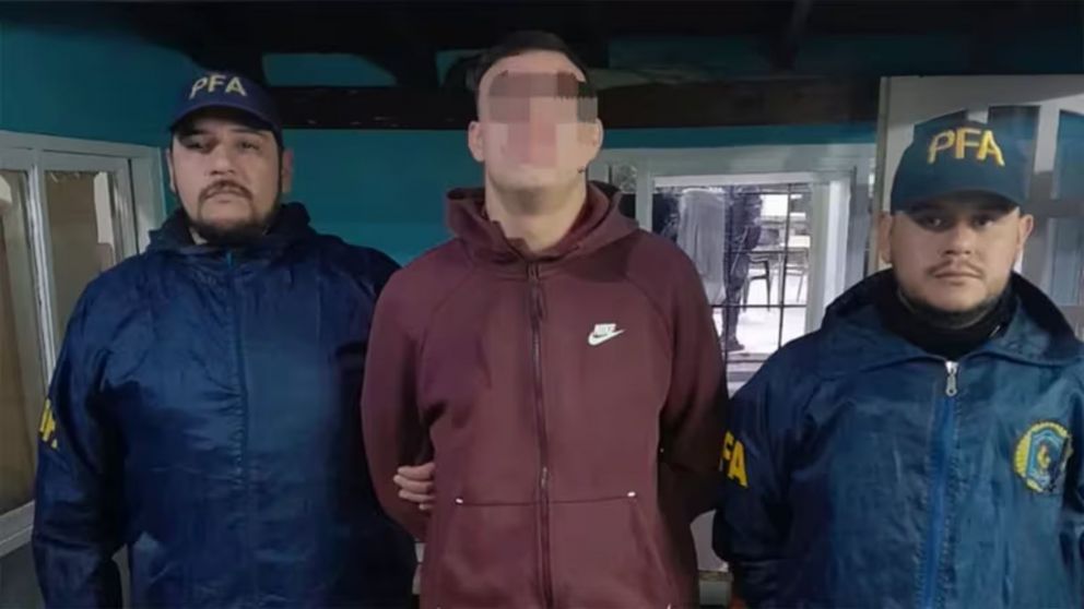 Un de los tres detenidos por el secuestro de los futbolistas.