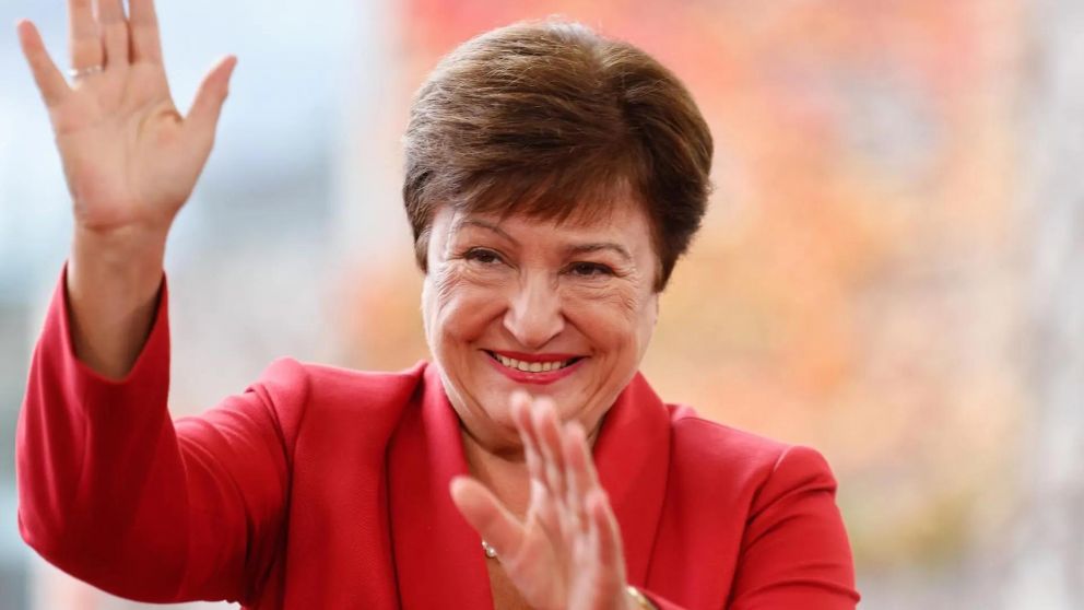 La titular del FMI, Kristalina Georgieva, destac� el avance en el ajuste fiscal del gobierno de Javier Milei (Archivo).