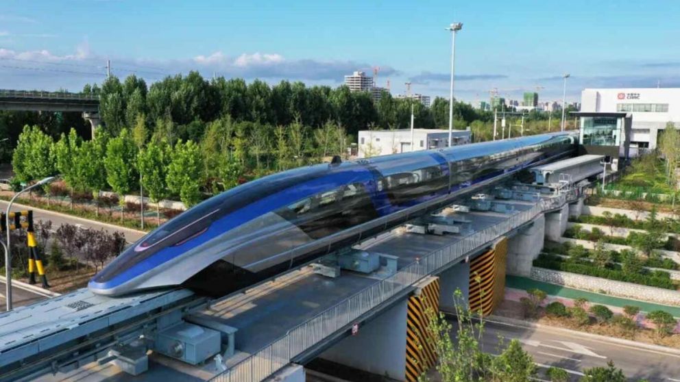Ya se realizaron las primeras pruebas con el tren a levitación (Imagen ilustrativa).