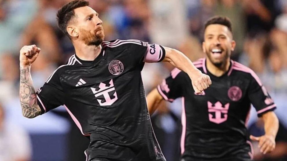 Lionel Messi fue clave en el triunfo ante Kansas City (Twitter).