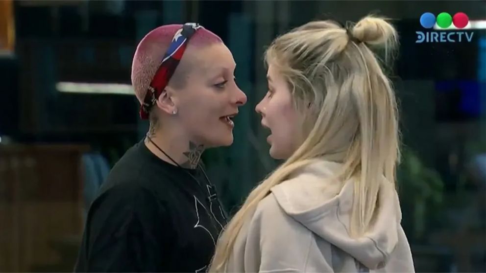 Furia y Coti protagonizaron una tremenda pelea en �Gran Hermano� y casi terminan a las pi�as (Imagen captura v�deo).