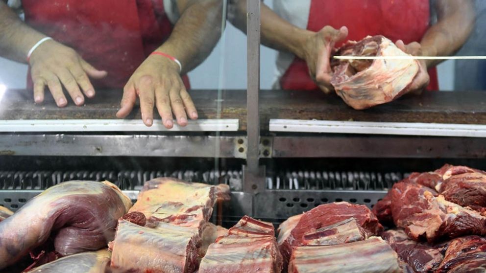El consumo de carne cayó 18,5% (Télam/Archivo).