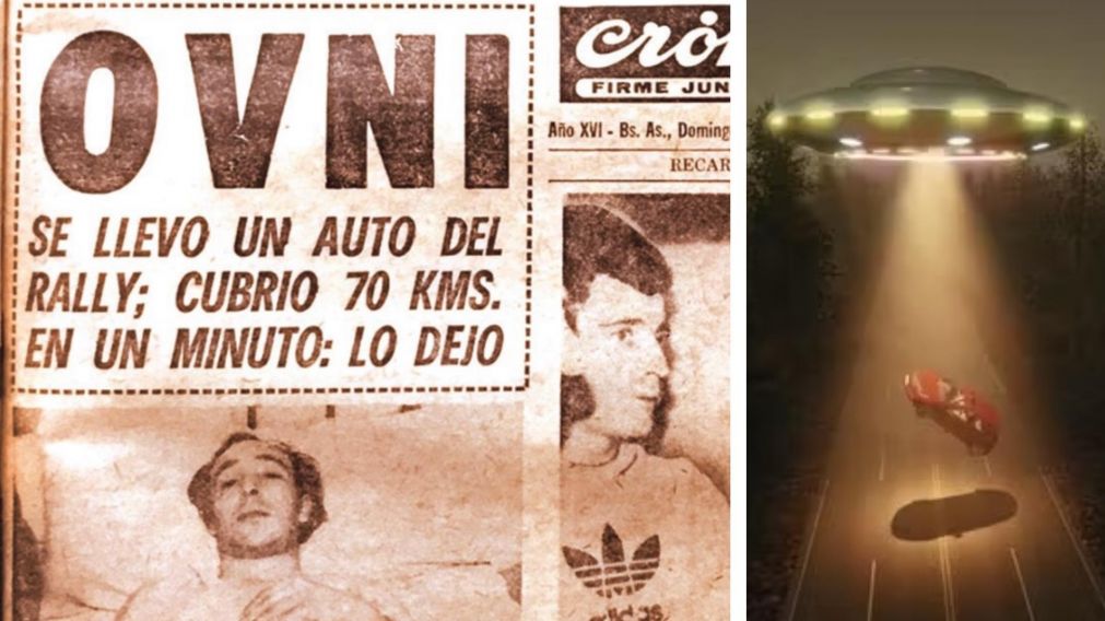 Abducci�n ovni: estos autos no corr�an, "volaban".