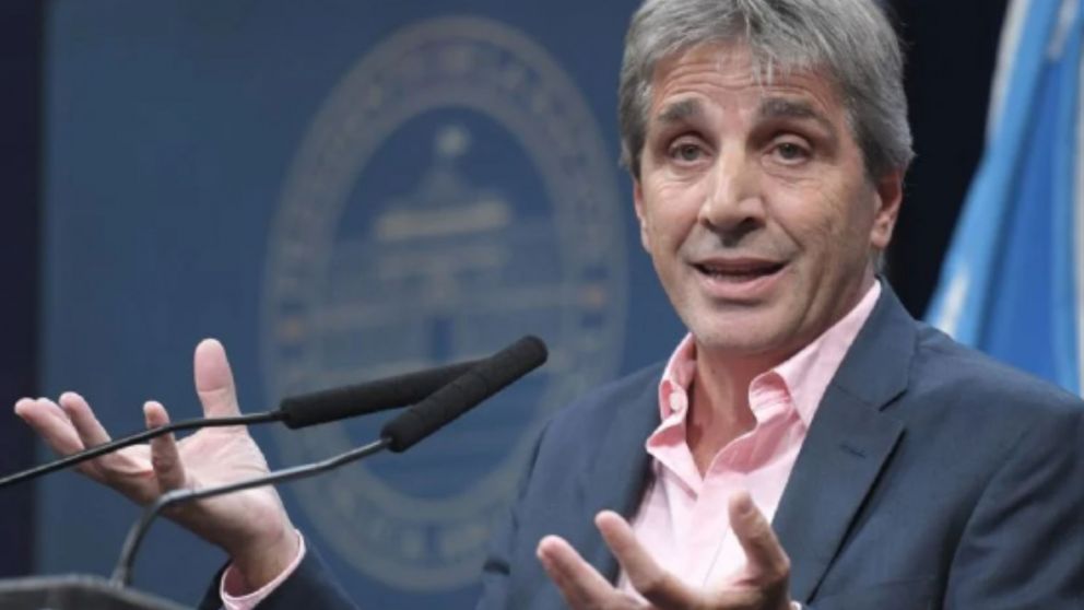 Luis Caputo habl� de los datos de la inflaci�n.