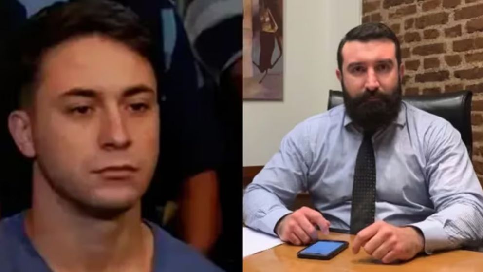 Máximo Thomsen y su nuevo abogado Francisco Oneto.