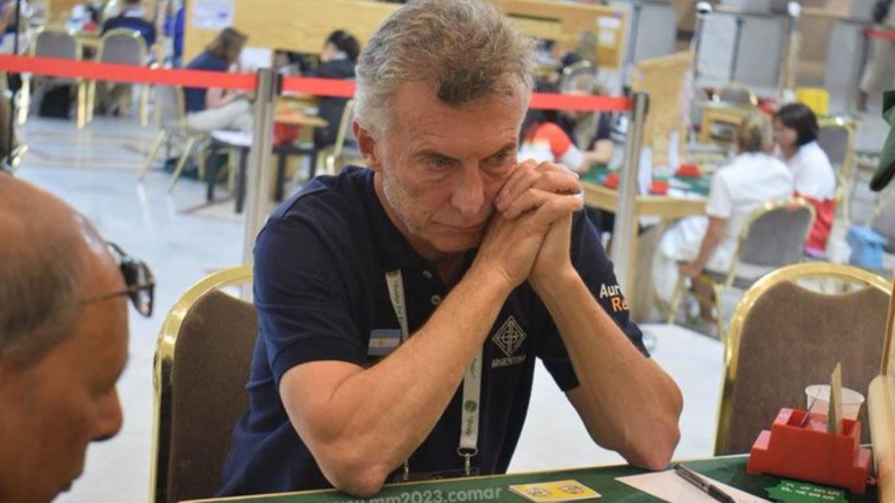 Macri se consagró campeón sudamericano de Bridge.