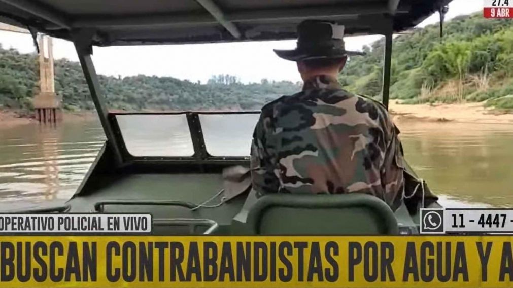 ¡EN VIVO! Crónica en la Triple Frontera: así es el operativo para dar con contrabandistas y narcos.