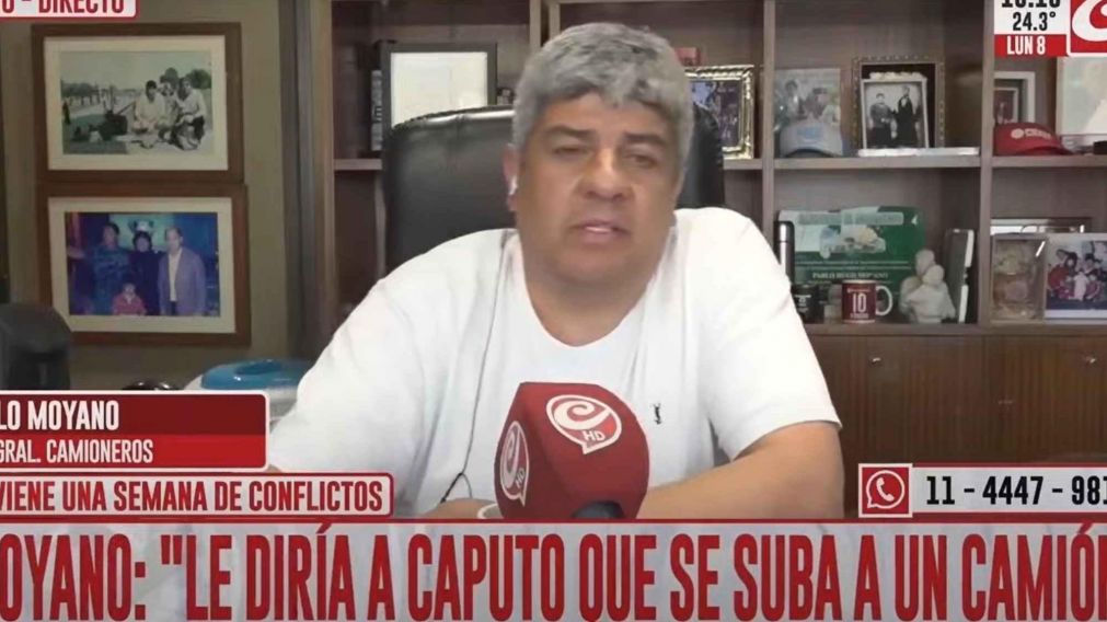 Pablo Moyano en Crónica: "Quieren que entreguemos nuestros derechos".