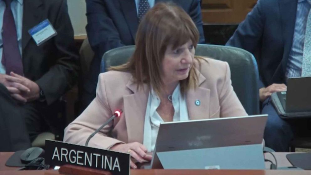 Patricia Bullrich fue electa vicepresidenta de Randot, mecanismo de alto nivel de la OEA contra el crimen organizado.