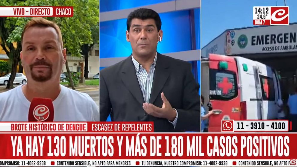 Chaco es una de las provincias más afectadas por el brote récord de dengue.