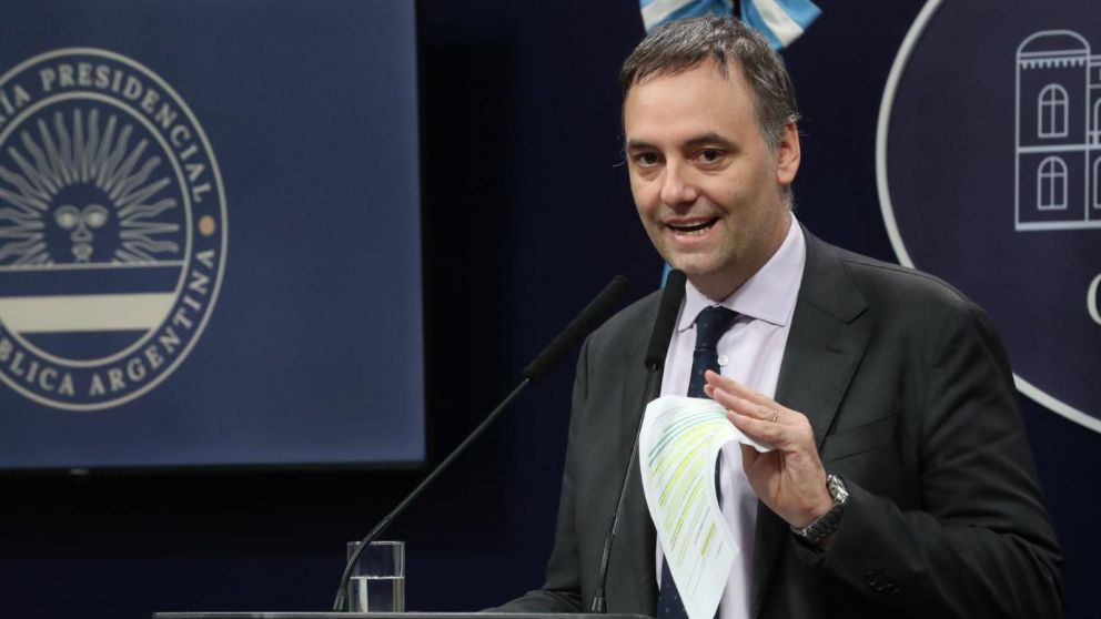 El vocero presidencial, Manuel Adorni (Archivo).