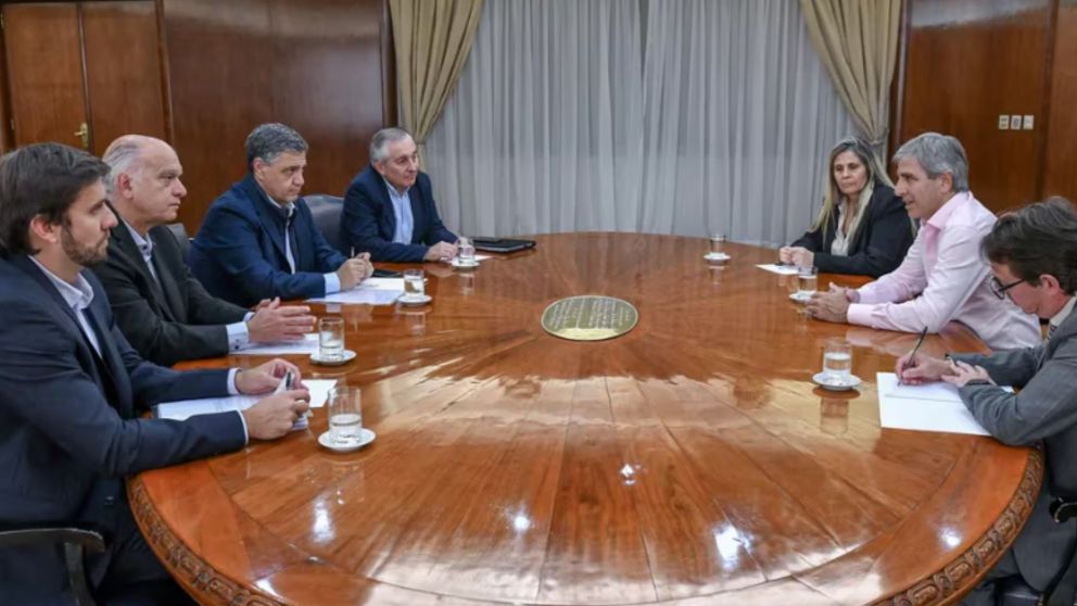Luis Caputo recibió a Jorge Macri por el reclamo de Ciudad por los fondos de coparticipación