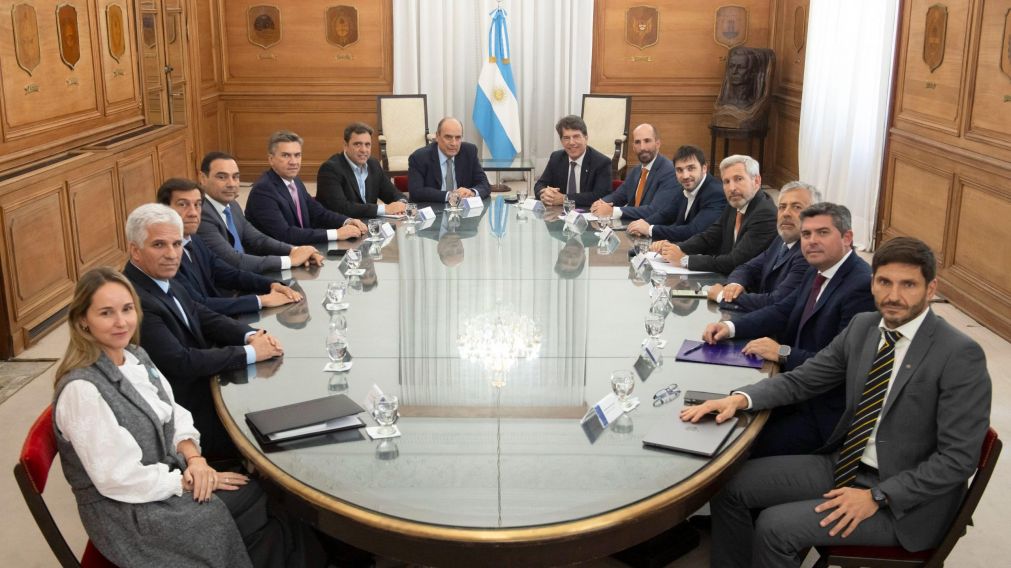 Francos y Posse se reunieron con gobernadores de Juntos por el Cambio (Foto NA).
