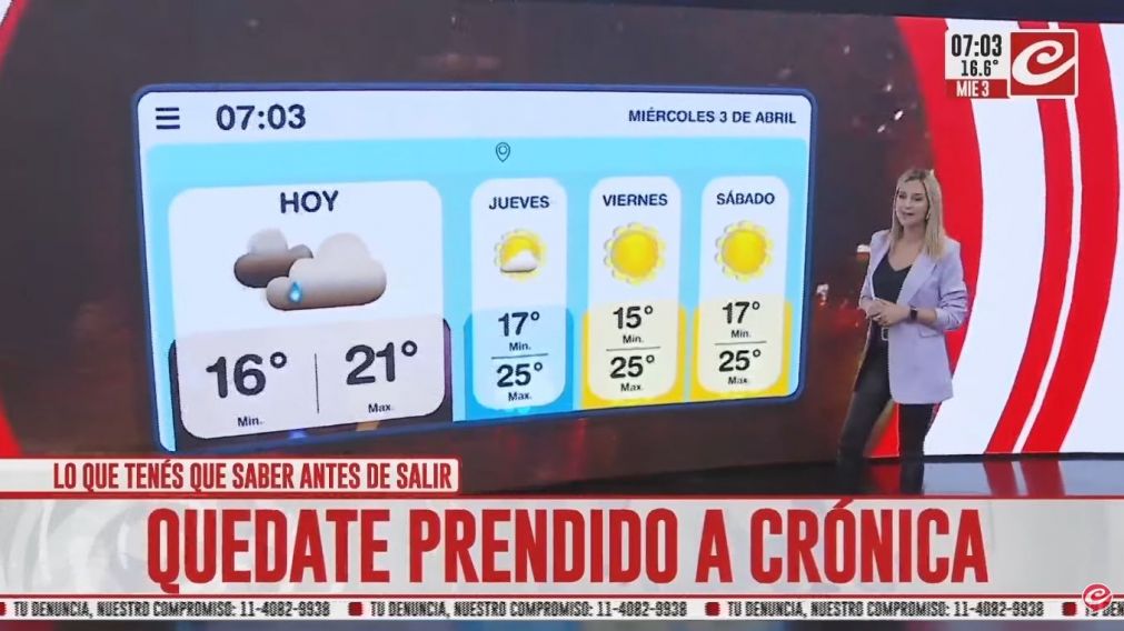 Segu� minuto a minuto la nueva programaci�n de Cr�nica HD.