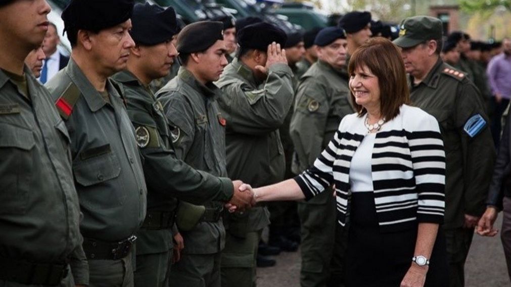 Patricia Bullrich destacó el rol de las Fuerzas Armadas.