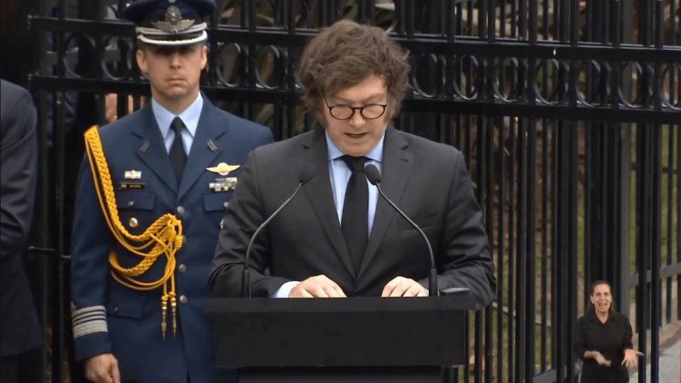 Milei encabezó el acto central en homenaje a los caídos y los veteranos de la Guerra de Malvinas.