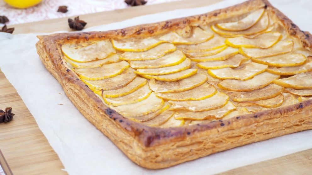 Hojaldre de manzana: receta mega fácil para cerrar el finde XXL con una rica merienda.