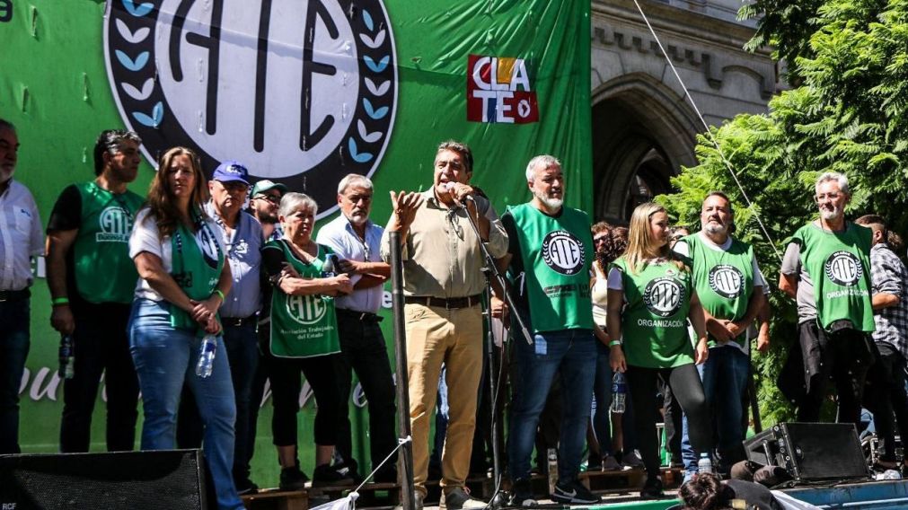 El secretario general de la CTA Autónoma, Hugo “Cachorro” Godoy.