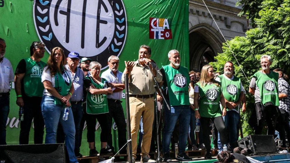 El secretario general de la CTA Autónoma, Hugo “Cachorro” Godoy.