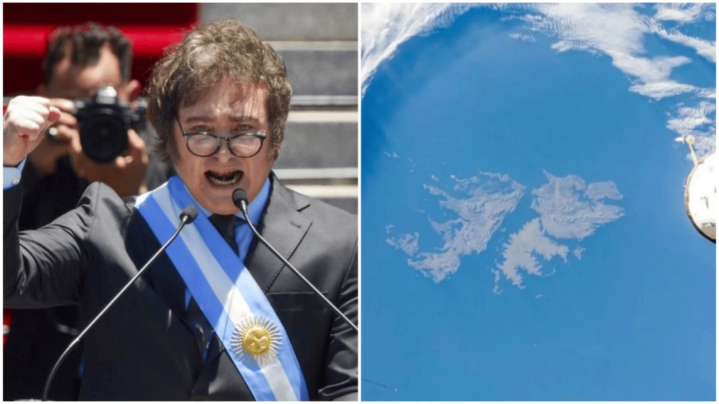 Javier Milei compartió una foto de las Islas Malvinas en sus redes sociales.