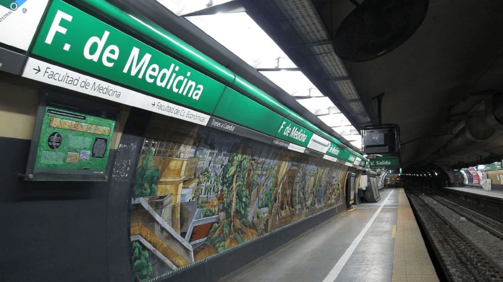 La estación Facultad de Medicina de la línea D de subtes estuvo cerrada desde el 8 enero por trabajos de remodelación (Archivo).