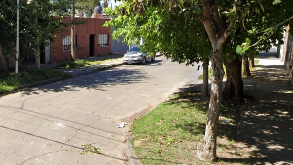 Acá, en este vecindario, ocurrió la mortal agresión que sufrió la muchacha.